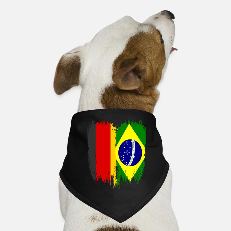 Allemagne Drapeau Brésil Bandana pour chien