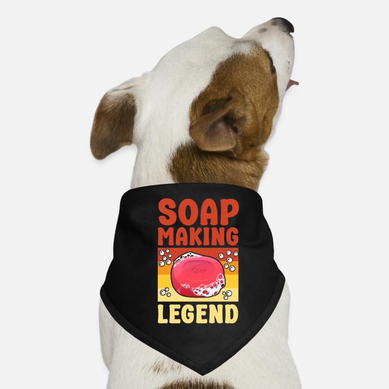 Fabrication de savon Artisanat Savon rétro Bandana pour chien