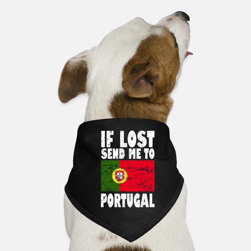 Portugal Flag Saying Dog Bandana