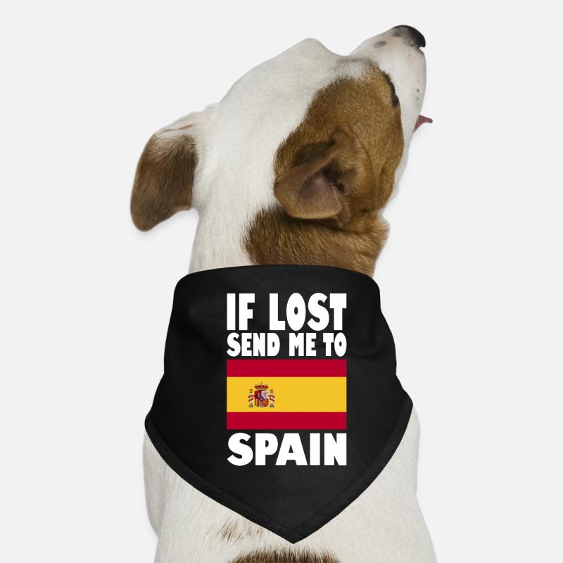 Spain Flag Saying Dog Bandana