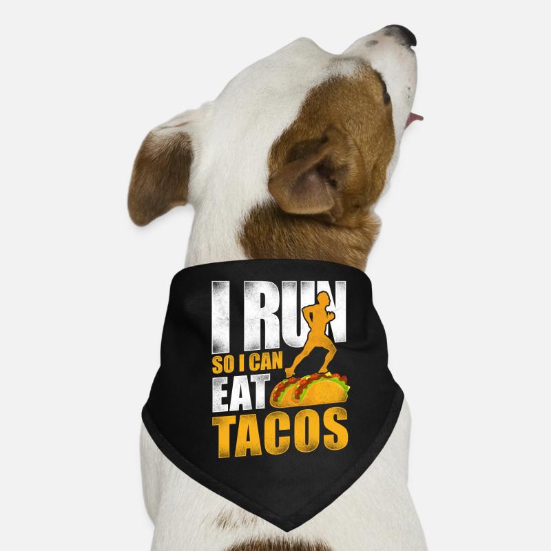 Coureur De course Semi-Marathon Taco Bandana pour chien