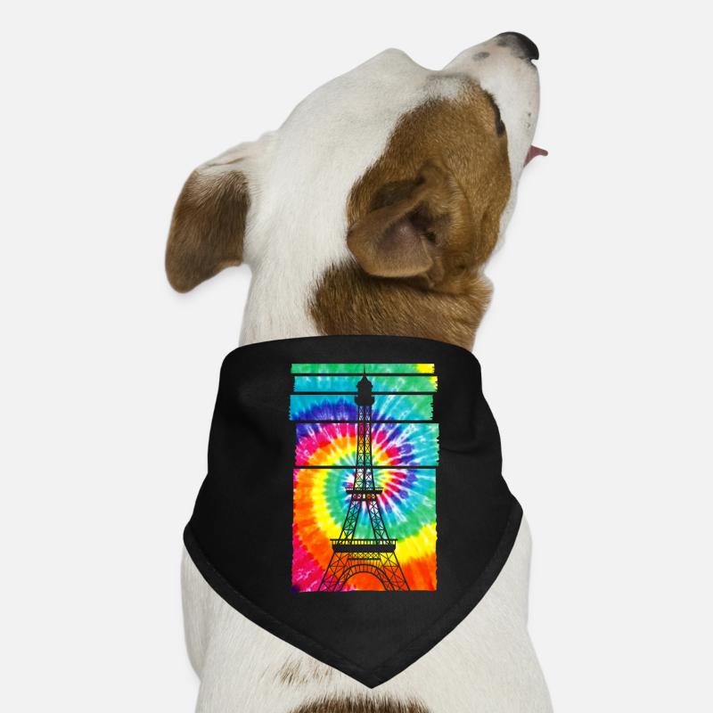Paris Souvenir Tour Eiffel Bandana pour chien