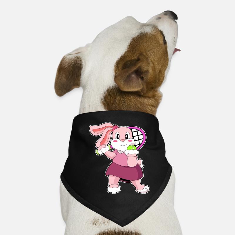 Rabbit Tennis Rackets Dog Bandana