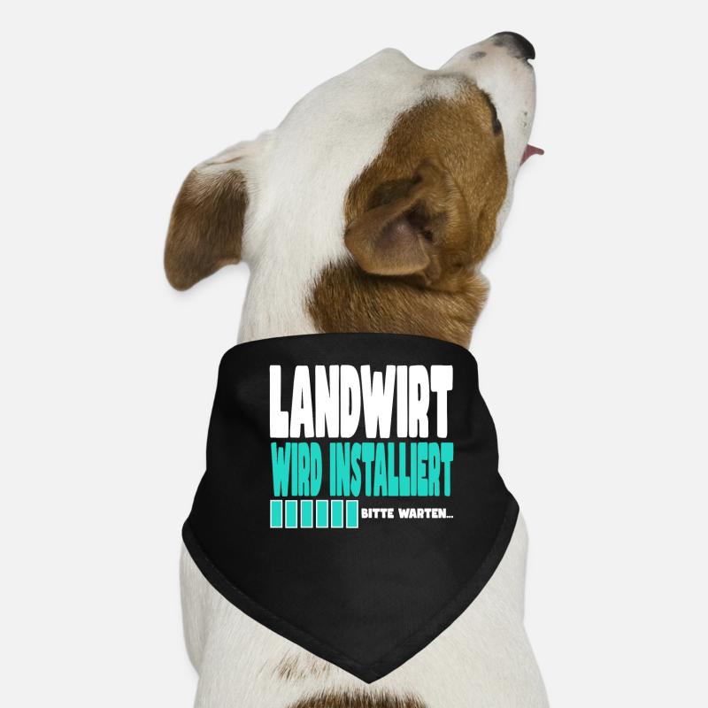 Landwirt wird installiert Hunde-Bandana