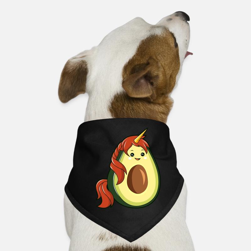 Einhorn Avocado Hunde-Bandana