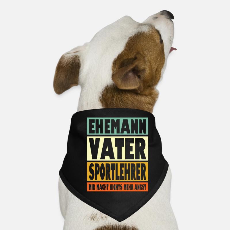 Sportlehrer Vater Ehemann Held Hunde-Bandana