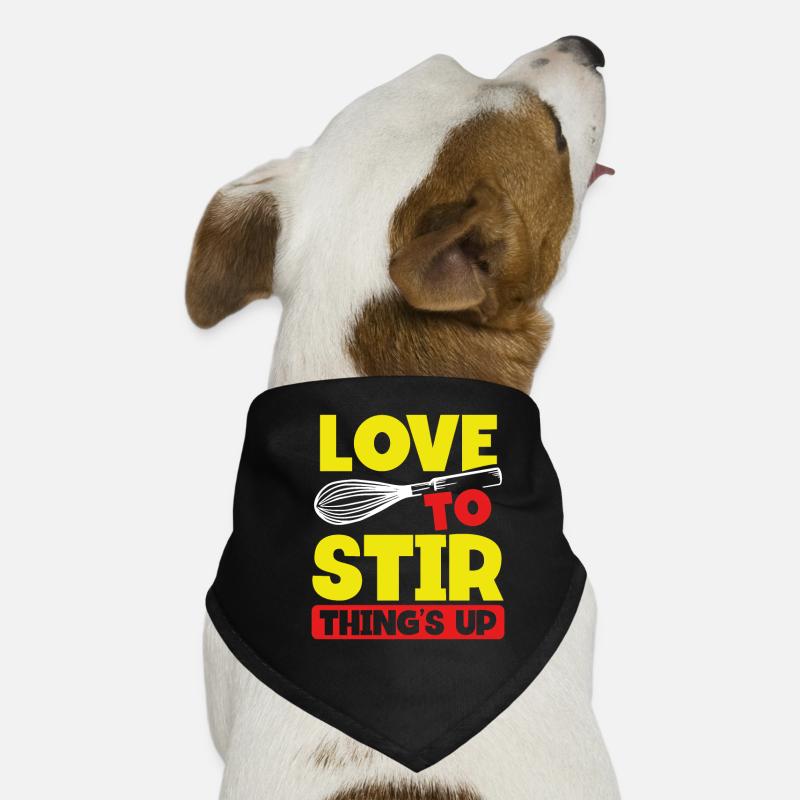 Aimer remuer les choses Bandana pour chien