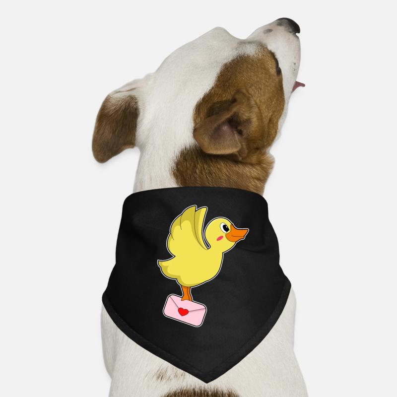 Ente Briefträger Brief Hunde-Bandana