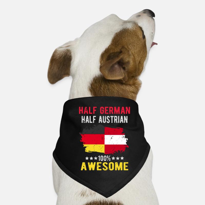 Half German Half Austrian Dog Bandana