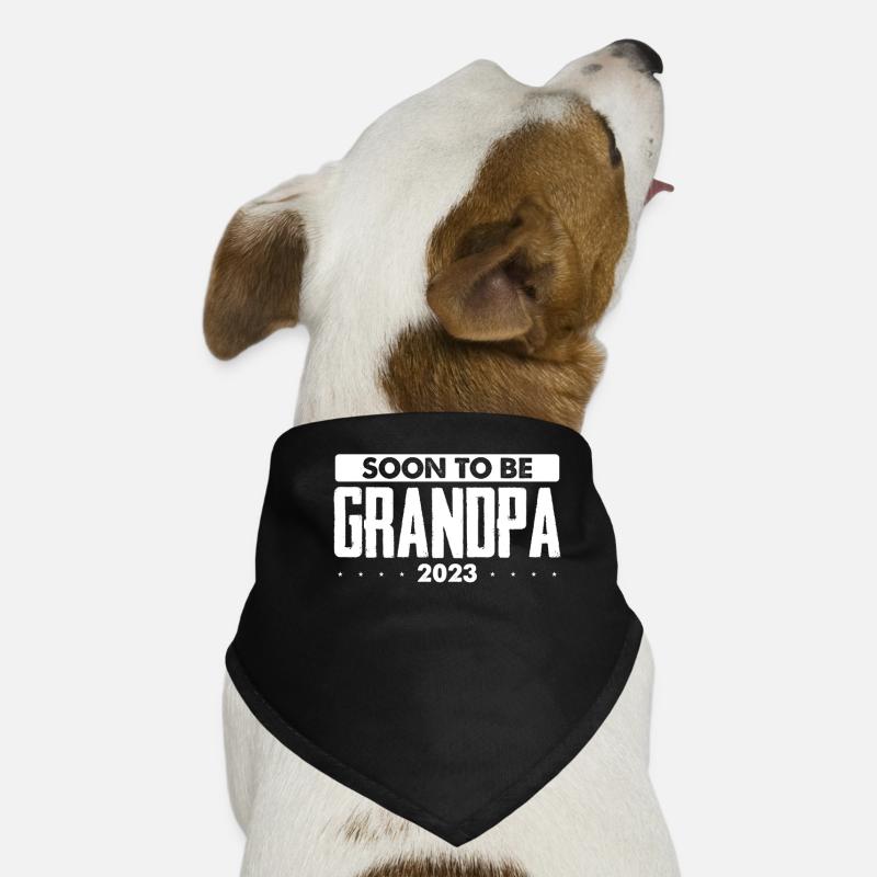 Soon Grandpa 2023 Dog Bandana
