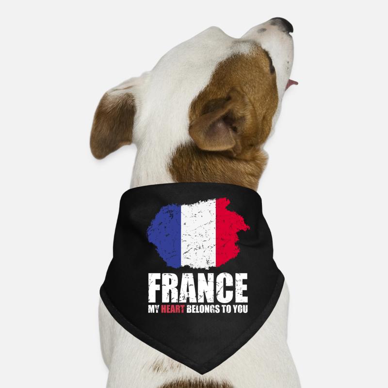 French flag Dog Bandana