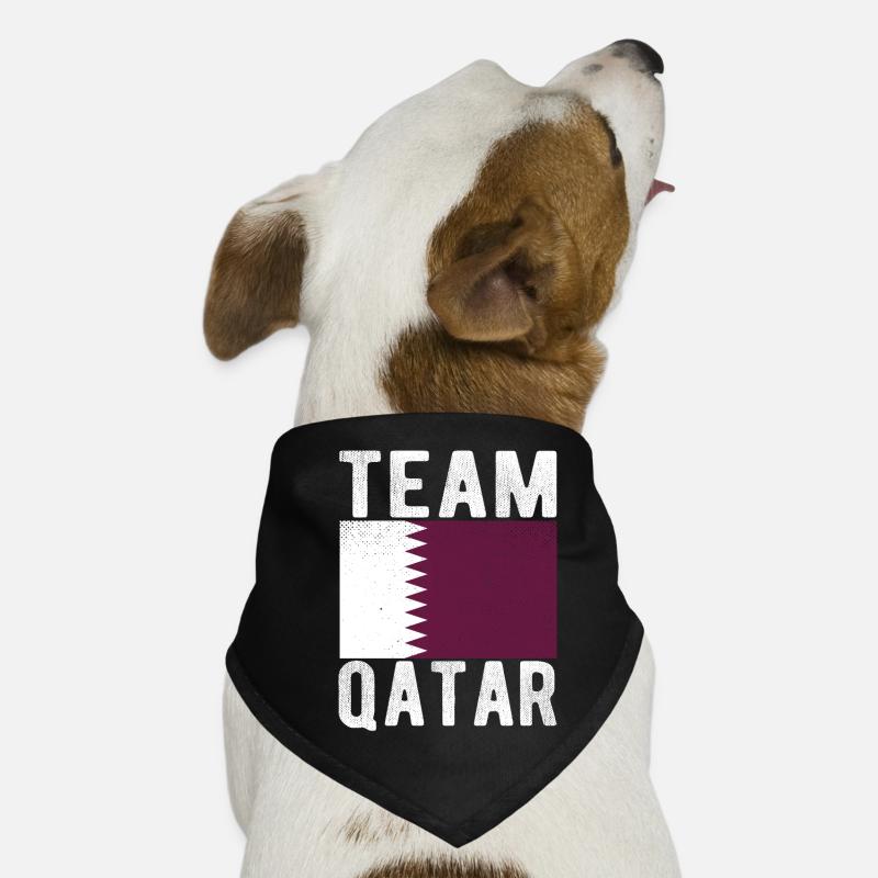 Drapeau du Qatar Bandana pour chien