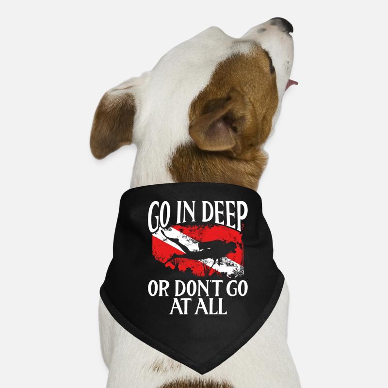 Geh Tief Hinein Oder Geh Nicht Hunde-Bandana