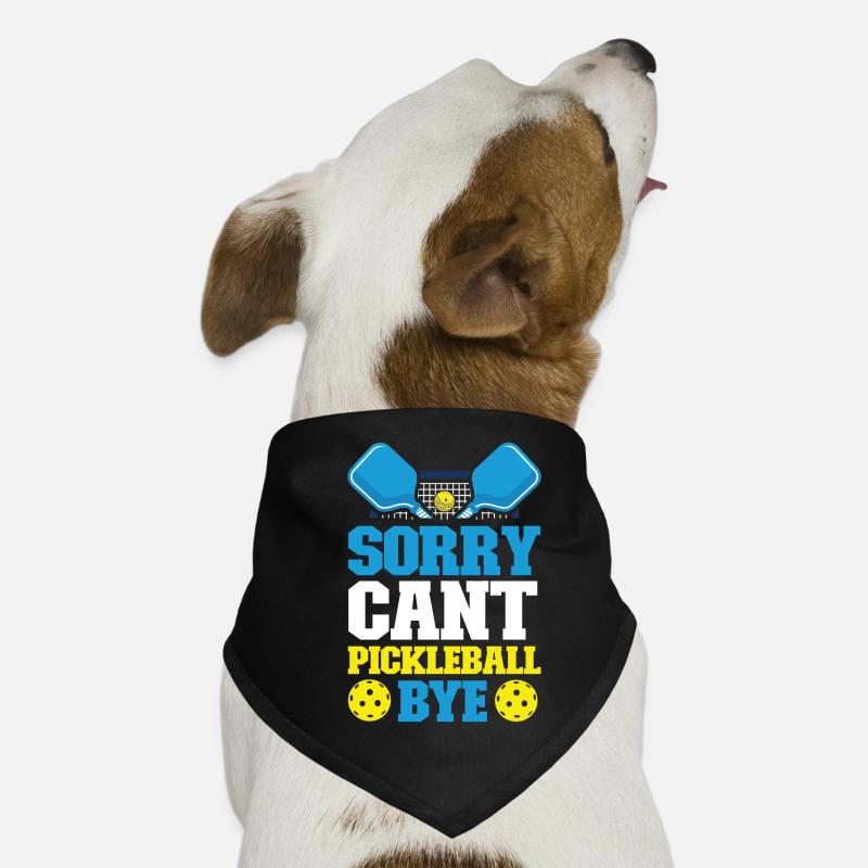 Pickleball Désolé. Argot. Pickleball Bandana pour chien