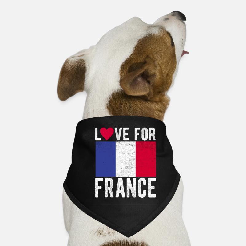 French flag Dog Bandana