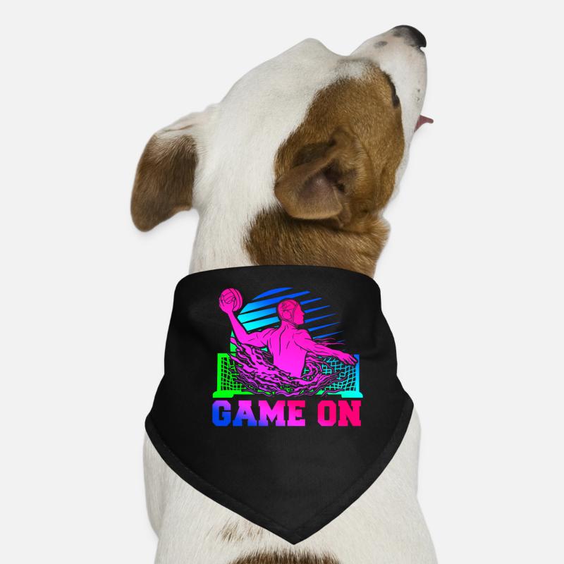 Water Polo Retro 80s 90s Game On Bandana pour chien