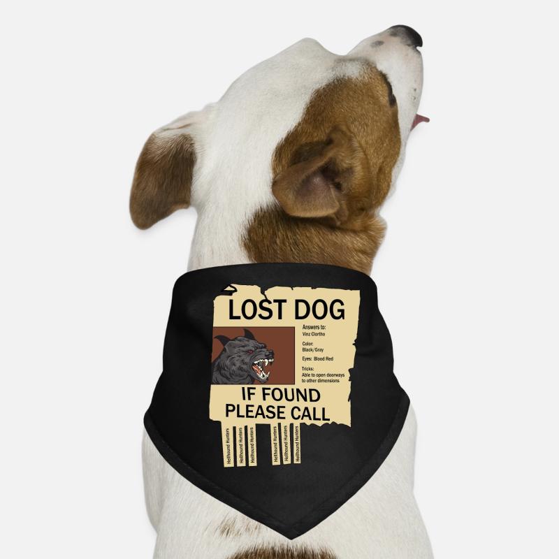 Missing Hellhound Dog Bandana