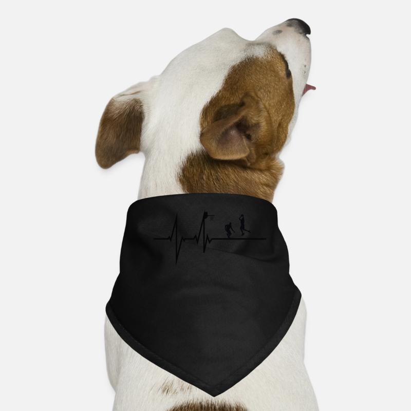 Basketball Geschenkidee Sport Design Hunde-Bandana