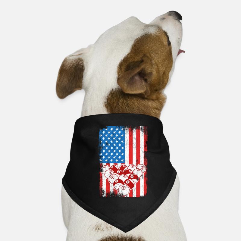 4 July Billiards Dog Bandana
