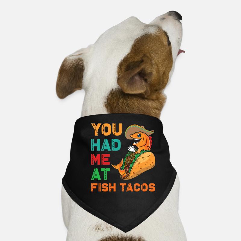 Tacos au poisson Bandana pour chien