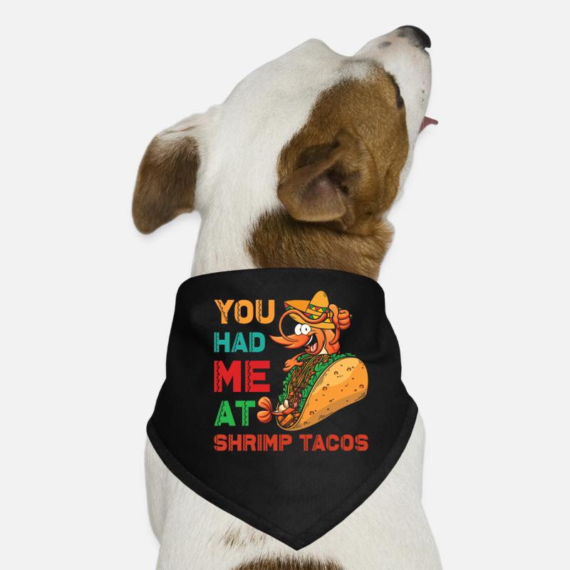 Shrimp tacos Dog Bandana