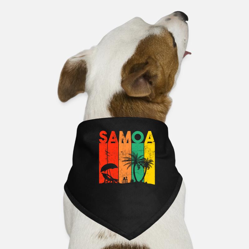 samoan vintage, samoa Hunde-Bandana