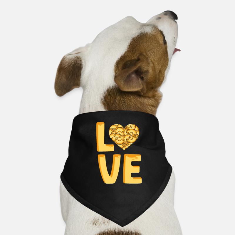Dear macaroni heart Dog Bandana