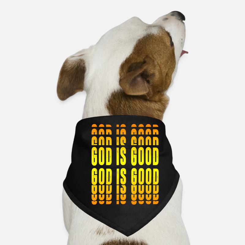Dieu est bon Bandana pour chien