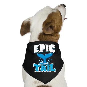 Epic Tail - Whale - Hunde-Bandana - Schwarz - Vorne
