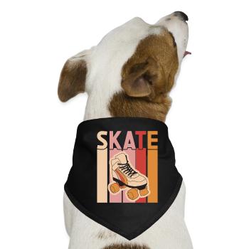 Rollschuhe - Hunde-Bandana - Schwarz - Vorne