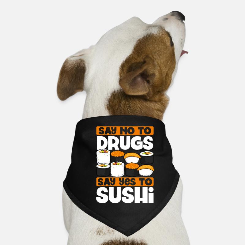 Sag Ja Zu Sushi Hunde-Bandana