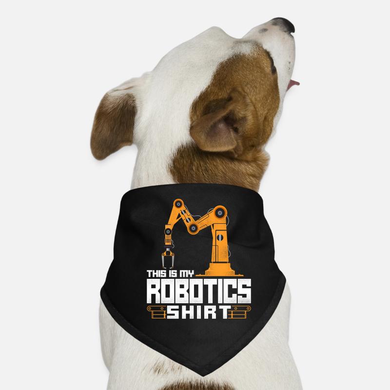 Robot Robotics Engineer Vintage Hunde-Bandana
