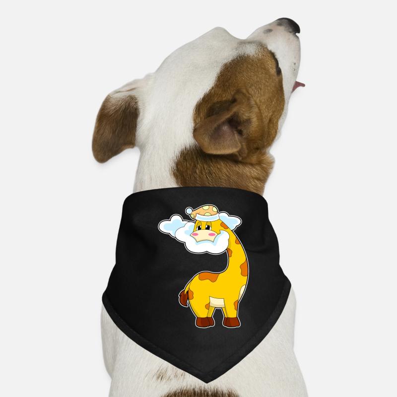 Nuages de girafes Bandana pour chien