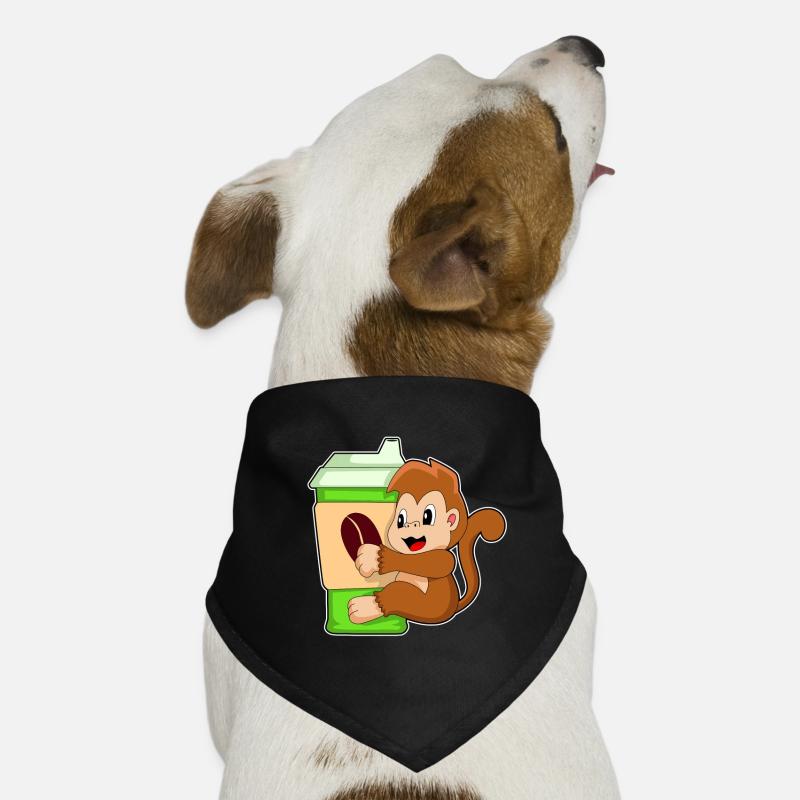 Monkey Coffee à emporter Tasse Bandana pour chien