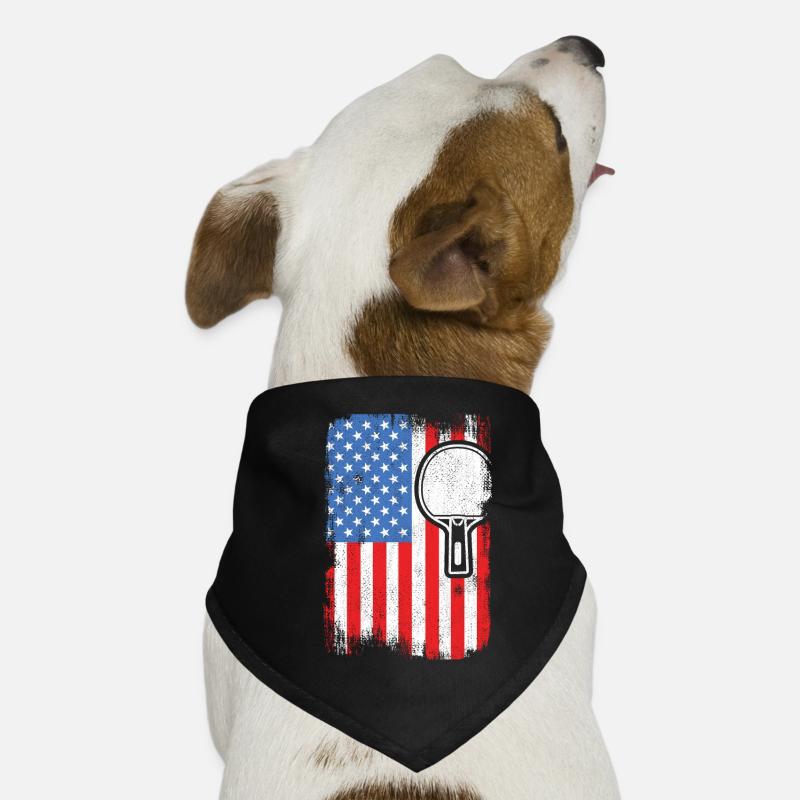4 July Table tennis Dog Bandana