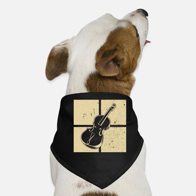 Cello Cellospieler Cellist Hunde-Bandana