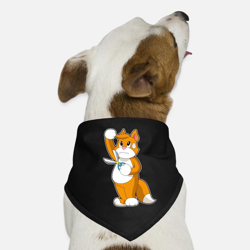 Cat Coiffeur Ciseaux Bandana pour chien