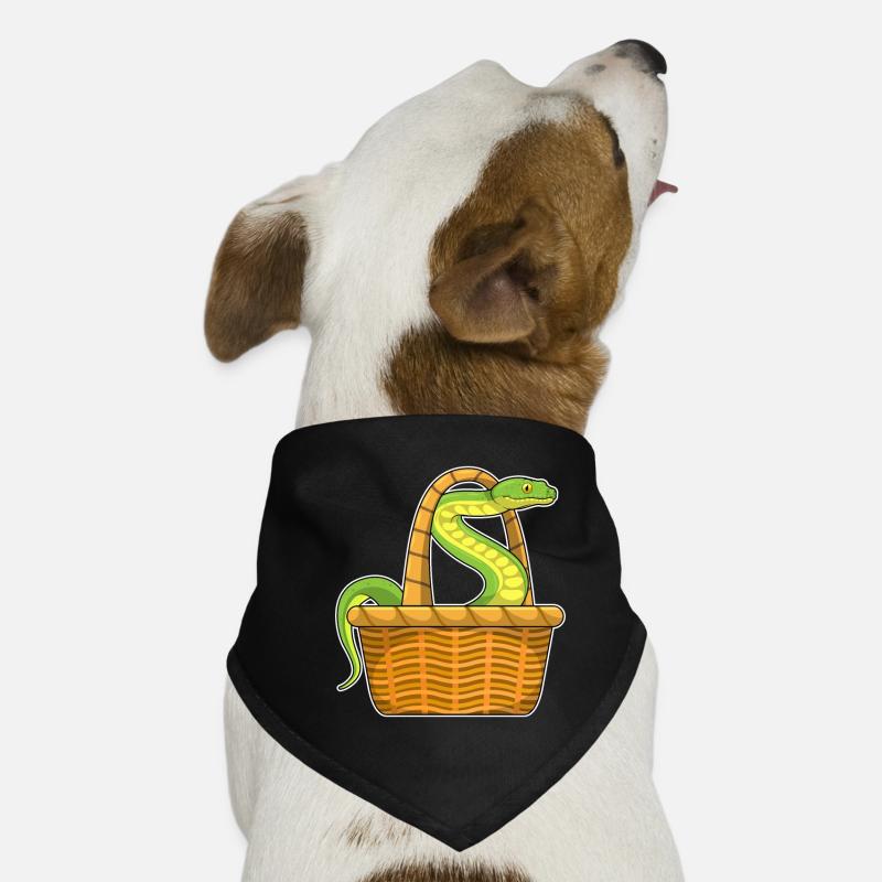 Snake basket Dog Bandana