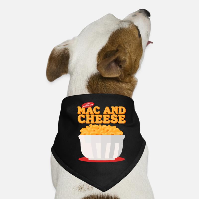 Makkaroni Und Käse | Mac And Cheese Geschenk Hunde-Bandana