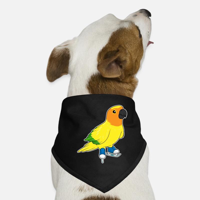 Perroquet patins à glace Bandana pour chien