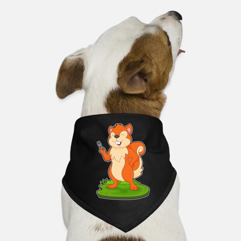 Écureuil Coiffeur Ciseaux Bandana pour chien