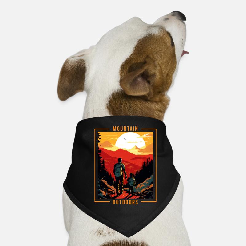 Hiking Outdoor Walker Father and Son Gift Dog Bandana