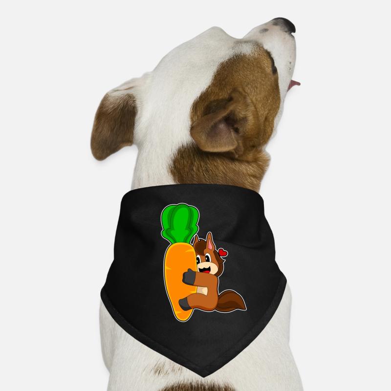 Carotte à cheval Bandana pour chien