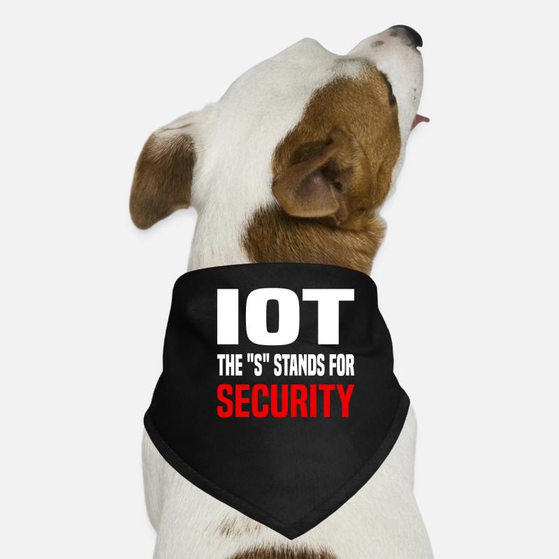 Internet Des Objets IOT Programmeur Admin IT Bandana pour chien