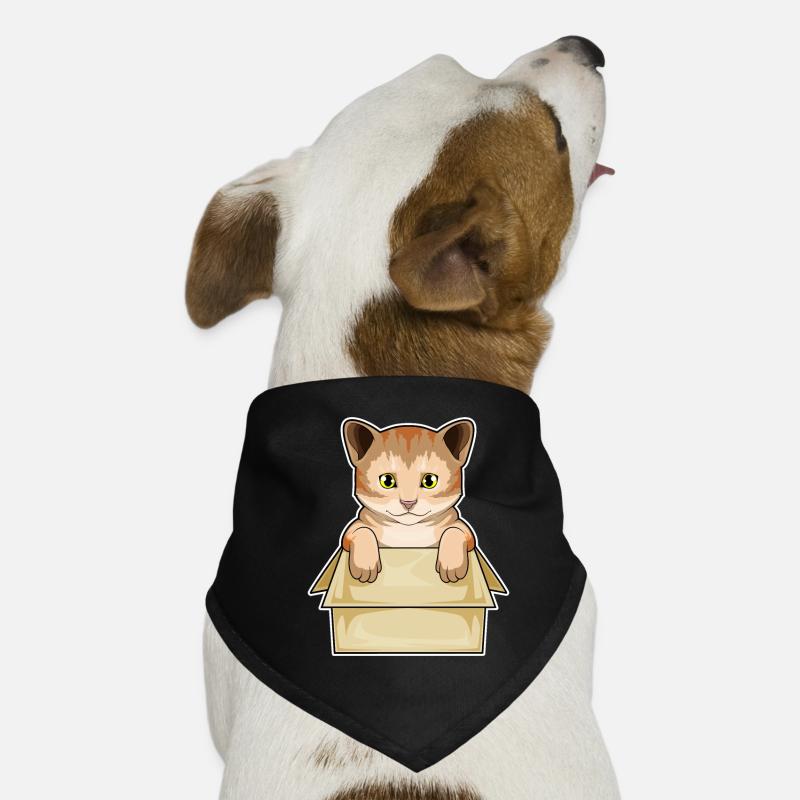 Carton de chat Bandana pour chien