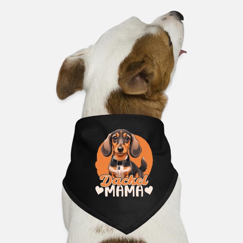 Dackel Mama Hunde-Bandana