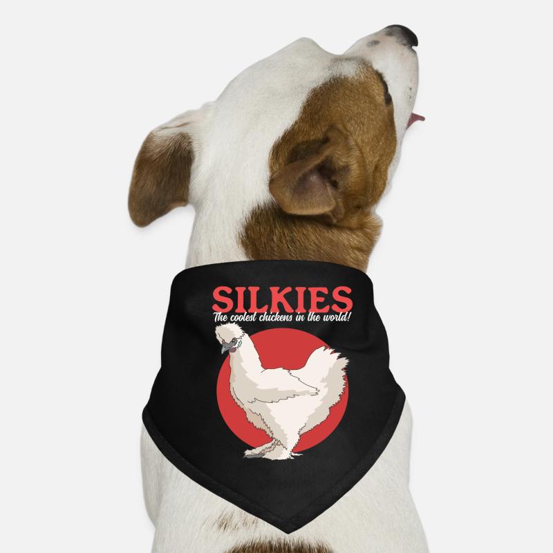 Silk Chicken Silkie Chicken Silk Chickens Gift Dog Bandana