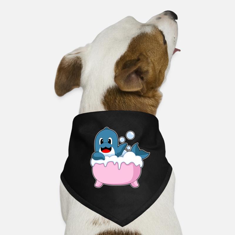 Baignoire dauphin Bandana pour chien