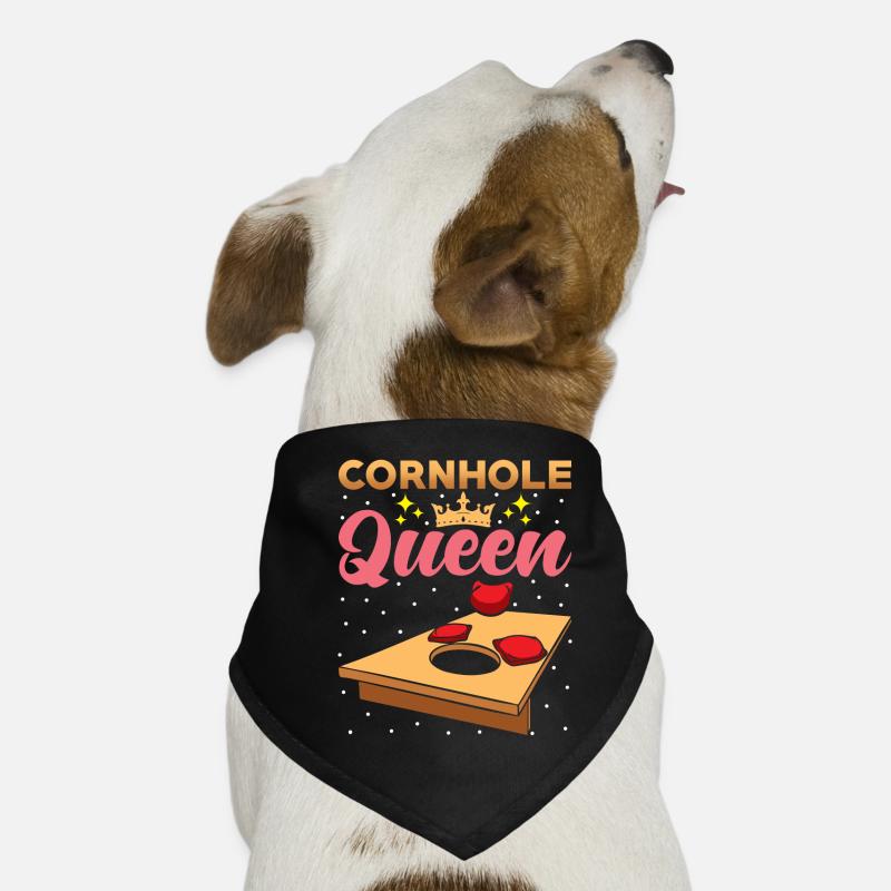 Cornhole Queen Cornhole Joueur Bandana pour chien