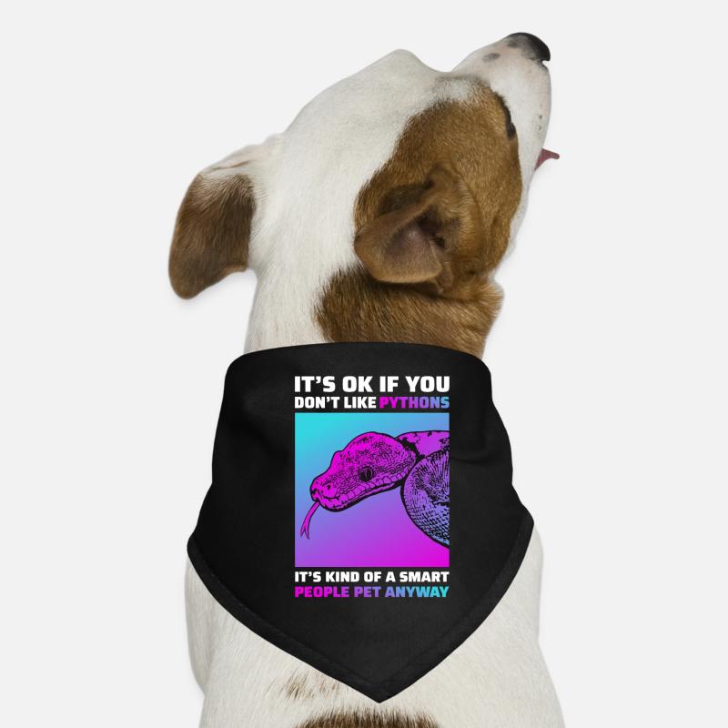 Funny Python Snakes T-Shirt Reptile Gift Dog Bandana